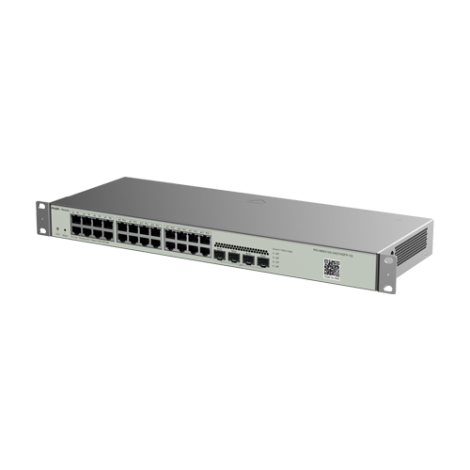 Switch 24 porturi RJ45 Gigabit, 4 porturi SFP, L2 Cloud Management - Ruijie RG-NBS3100-24GT4SFP-V2 - imagine 2