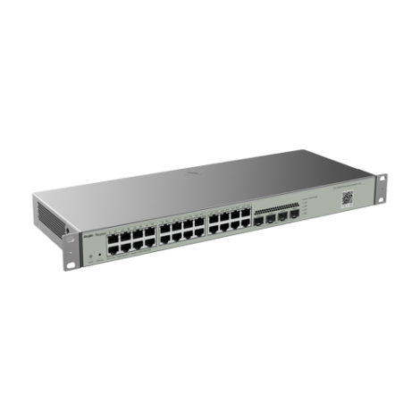 Switch 24 porturi RJ45 Gigabit, 4 porturi SFP, L2 Cloud Management - Ruijie RG-NBS3100-24GT4SFP-V2 - imagine 3