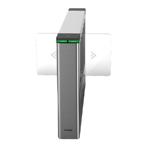 Kit Poarta batanta parte centrala, brat acrilic, latime banda 650mm, Cititor MiFare - HIKVISION DS-K3B501SX-M-M-Kit