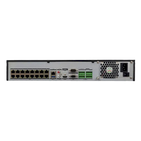NVR 4K, AcuSense, total 32 canale max. 12MP, 16 porturi PoE, Alarma, 1.5U - HIKVISION DS-7732NXI-K4-16P(Alarm16+9) - imagine 2