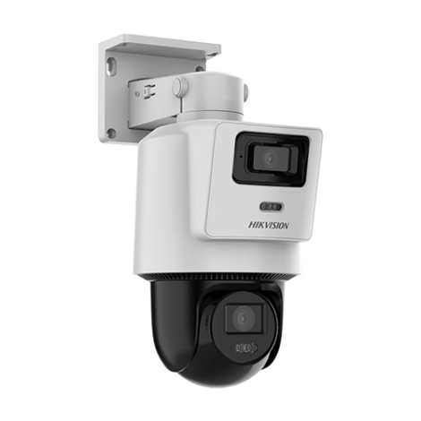 Camera PTZ IP, TandemVu, 4+4MP, lentile 2.8/8mm, IR 30m, WL 30m, Audio - HIKVISION DS-2SE2C400MWG-E14-2.8/8mm - imagine 3