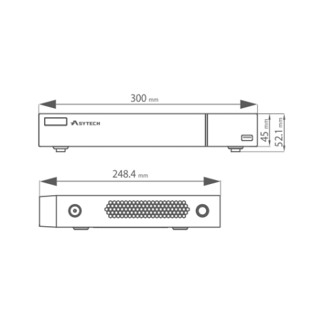 NVR 4 canale IP 5MP - ASYTECH seria VT VT-N1304H - imagine 4