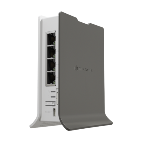 hAP ax lite LTE6, RouterOS licenta 4, 4 x Gigabit, 1 x slot SIM, NAND, 2.4GHz, USB type C - MikroTik L41G-2axD&FG621-EA