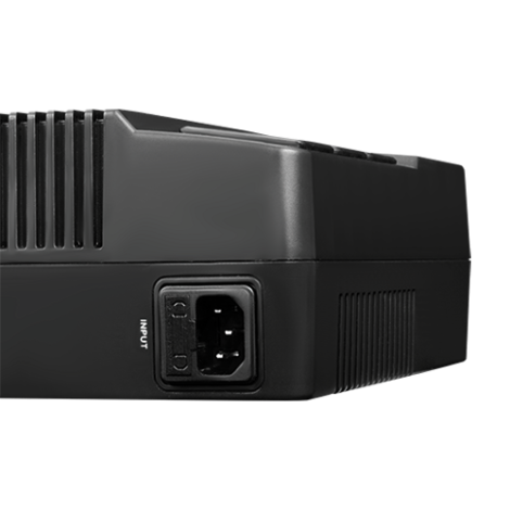 UPS TSY Power, 1000VA/600W, LCD, AVR-repornire automata, Management, 8 x Schuko, 2 x RJ45, 1 X USB type B TSY-D-1K0-LCD - imagine 2
