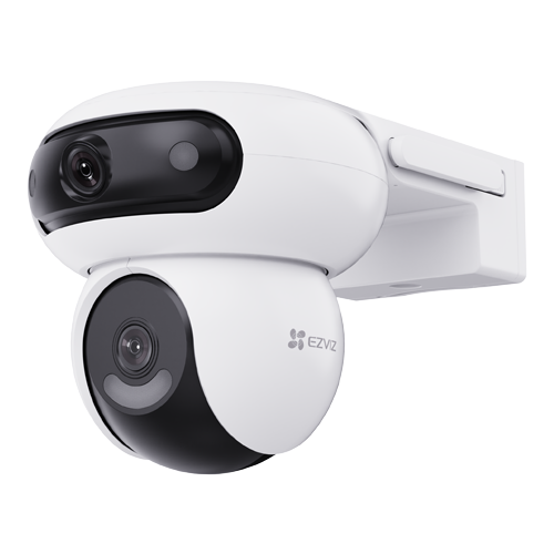 Camera IP, Wi-Fi, Dual-Lens Pan&Tilt 4MP, Audio bidirectional, Alarma, IR 30M, Color 24/7 - EZVIZ CS-H90(2x4MP)