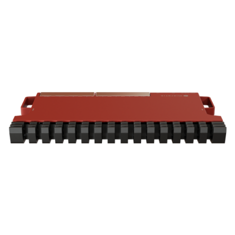 Router 8 porturi Gigabit, 1 port PoE IN, 1 port PoE Out, SFP 2.5G, NAND, USB, 1U - MikroTik L009UiGS-RM - imagine 3