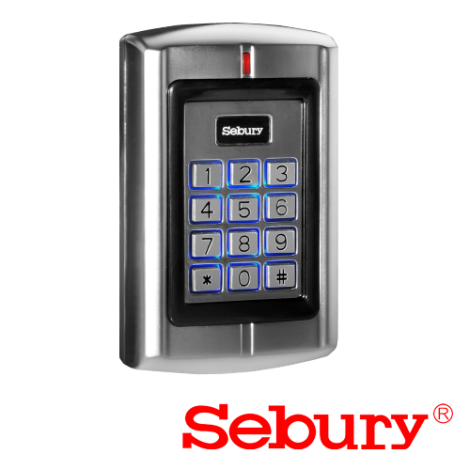 Controler stand-alone cu tastatura si cititor card, carcasa antivandal - SEBURY SEB-BC2000