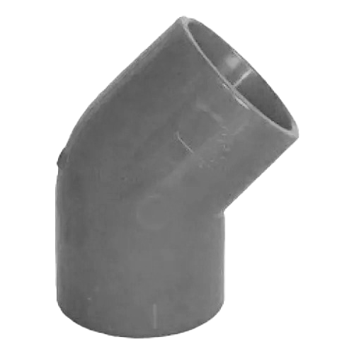 Racord ABS 45Â° gri pentru teava de 25 mm, 10 bucati - Honeywell PIP-006-G