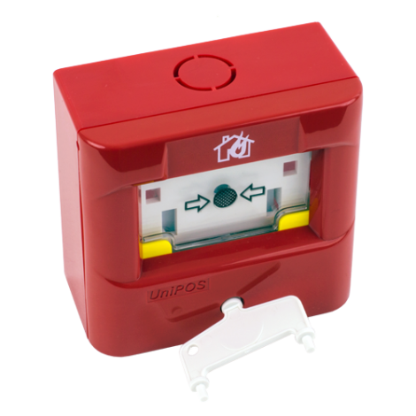 Buton conventional de alarmare incendiu - UNIPOS FD3050N - imagine 2