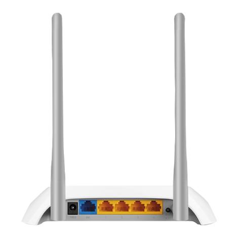 Router wireless TP-Link TL-WR840N, 5 porturi, 300 Mbps TL-WR840N - imagine 3