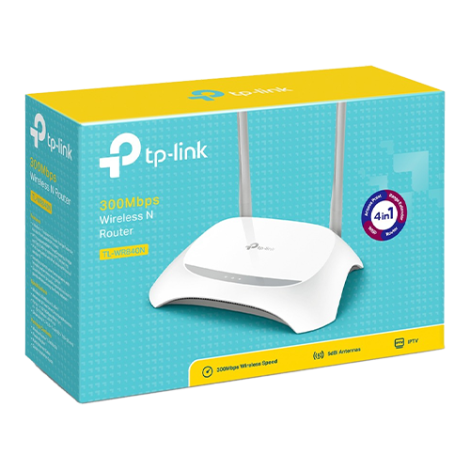 Router wireless TP-Link TL-WR840N, 5 porturi, 300 Mbps TL-WR840N - imagine 4