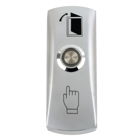 Buton iesire aplicabil din metal, cu LED CSB-805L