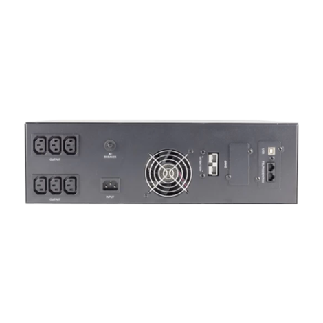 Sursa neintreruptibila - UPS 1500VA/1200W, LCD, 6 x prize iesire, 3U - IPS RTS-LI-1K5 - imagine 2