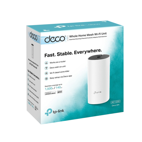 Sistem Mesh Wireless TP-LINK Deco M4(pachet de 1) AC1200 Gigabit DecoM4(1-pack) - imagine 3