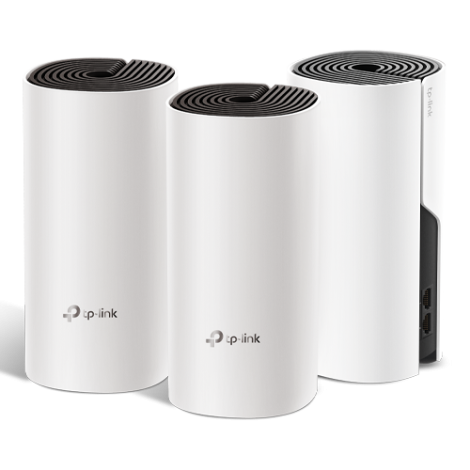 Sistem mesh Wi-Fi TP-LINK Deco E4 AC1200 (pachet de 3), Dual Band DecoE4(3-pack) - imagine 2