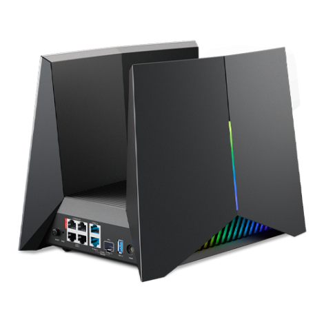 Router wireless TP-LINK GE800 BE19000 router de gaming Wi-Fi 7 Tri-Band ArcherGE800 - imagine 3