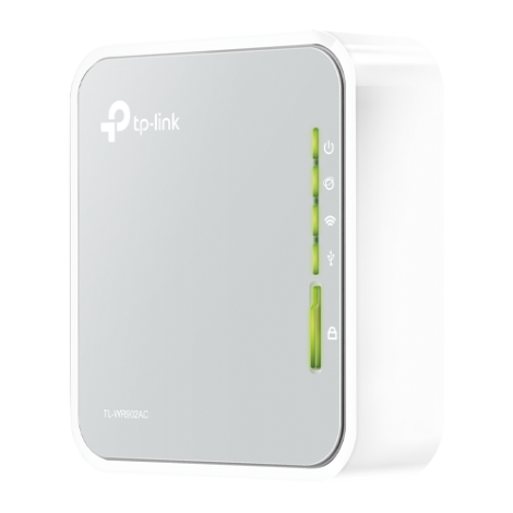 Router portabil, TP-Link, TL-WR902AC, 2.4 GHz, 5 GHz, 802.11b/g/n/ac AC750 TL-WR902AC - imagine 2