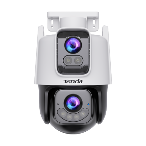 Camera PT Wi-Fi, rezolutie 3+3MP, Dual-Lens, Audio bidirectional, IR/WL 30m, Alarma, IP65 - TENDA TND-CH9-WCA