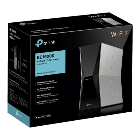 Router Wireless TP-Link Archer BE805, BE19000, Tri-Band, Wi-Fi 7 EasyMesh ArcherBE805 - imagine 4