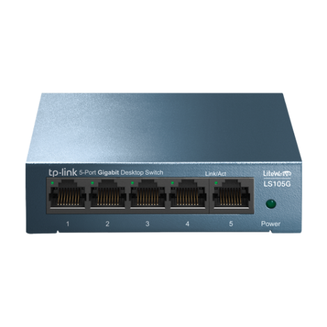Switch LiteWave LS105G, 5 porturi RJ45 Gigabit, Unmanaged - TP-Link LS105G