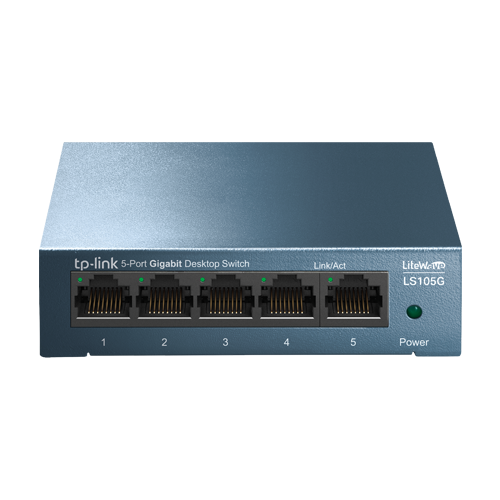 Switch LiteWave LS105G, 5 porturi RJ45 Gigabit, Unmanaged - TP-Link LS105G