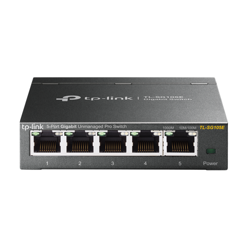 Switch Easy Smart, 5 porturi RJ45 Gigabit, Managed - TP-Link TL-SG105E