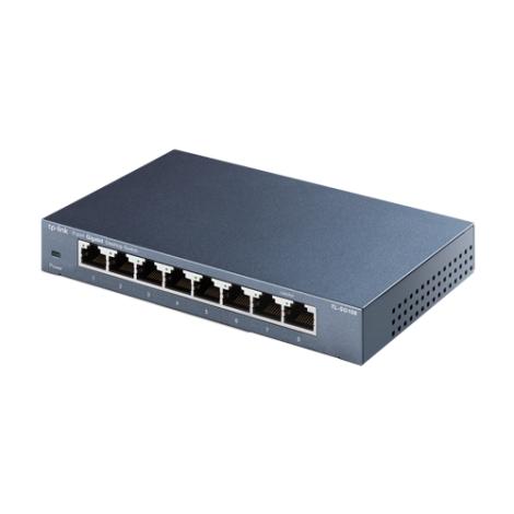 Switch TL-SG108, 8 porturi RJ45 Gigabit, Unmanaged - TP-Link TL-SG108 - imagine 2