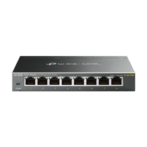 Switch Easy Smart, 8 porturi RJ45 Gigabit, Managed - TP-Link TL-SG108E
