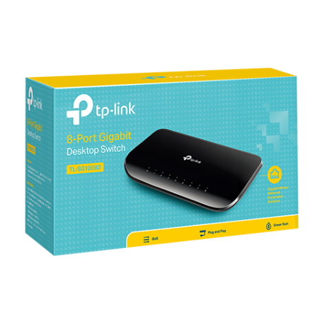 Switch TL-SG1008D, 8 porturi RJ45 Gigabit, Unmanaged - TP-Link TL-SG1008D - imagine 4