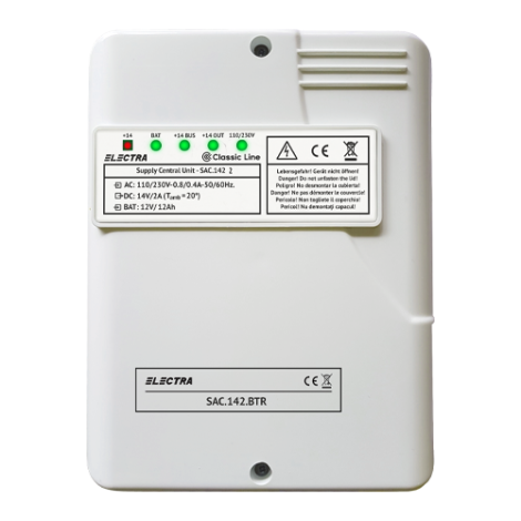 Sursa de alimentare in comutatie cu back-up SAC.142.BTR - ELECTRA SAC.142.BTR