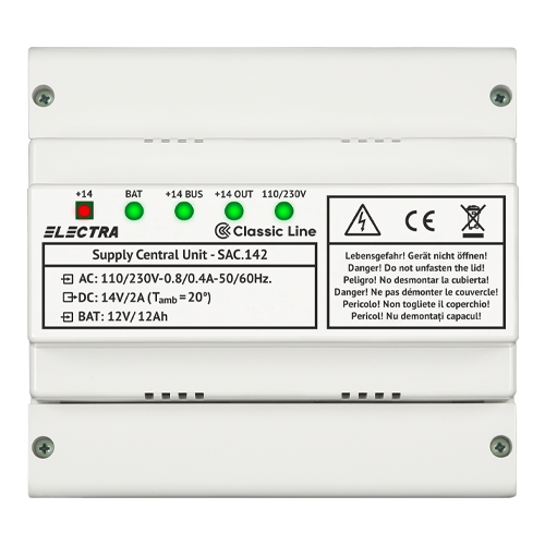 Sursa de alimentare in comutatie cu back-up SAC 142 - ELECTRA SAC.142