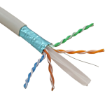 Cablu FTP, cat 6, CUPRU 100%, manta LSZH 305m  - ELAN ELN-FTP-6-CU
