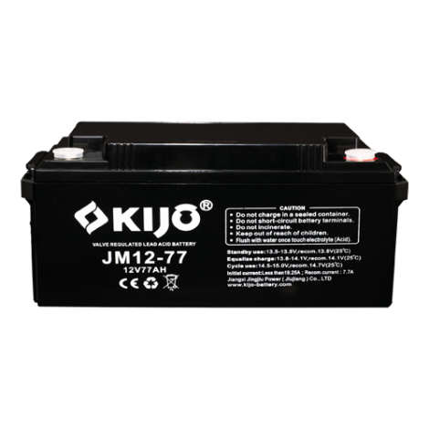 Acumulator Pb-acid AGM Deep Cycle, 12V, 77Ah, conector M8 - KIJO JM12-77 - imagine 2