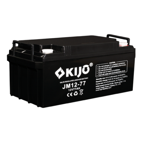 Acumulator Pb-acid AGM Deep Cycle, 12V, 77Ah, conector M8 - KIJO JM12-77 - imagine 3