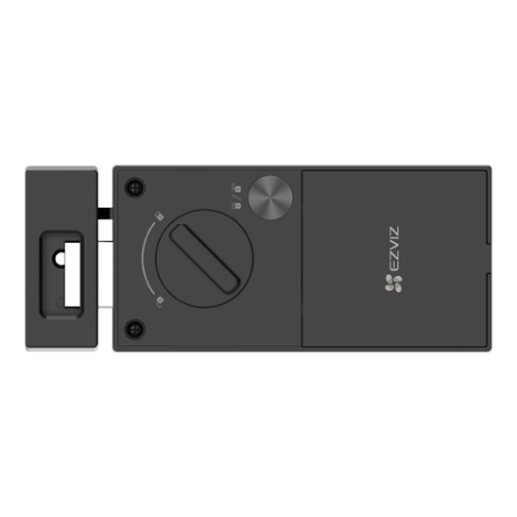Yala inteligenta, Wi-Fi, sonerie incorporata, verificare status inchidere, alarma anti-furt - EZVIZ CS-DL03(WP)-Black - imagine 3