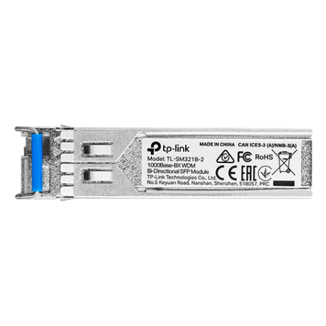 Modul SFP 1000Base-BX WDM Bi-Directional, Tp-Link TL-SM321B-2 SM321B-2 - imagine 2