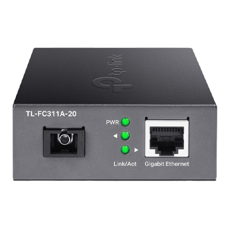 Media Convertor Gigabit WDM, SC, single-mode, 20 Km, TX 1550nm / RX 1310nm - TP-Link Omada FC311A-20 - imagine 3