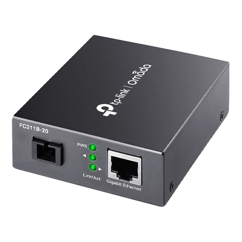 Media Convertor Gigabit WDM, SC, single-mode, 20 Km, TX 1310nm / RX 1550nm  - TP-Link Omada FC311B-20