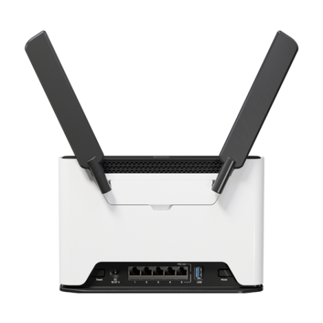 AP AX3600 Chateau PRO WiFi6, 2.4/5 GHz, 4 x RJ45 Gigabit, 1 x RJ45 Gigabit PoE OUT, NAND - MikroTik H53UiG-5HaxQ2HaxQ - imagine 3