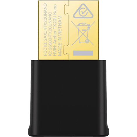 Adaptor USB wireless TP-LINK Archer TX20U Nano AX1800 Nano Wi-Fi 6 - TP-LINK ArcherTX20UNano - imagine 2