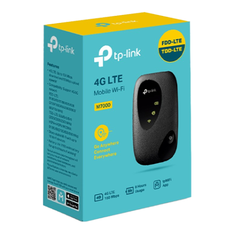 Router portabil Wi-Fi 4G LTE TP-Link M7000 slot SIM - TP-LINK M7000 - imagine 3
