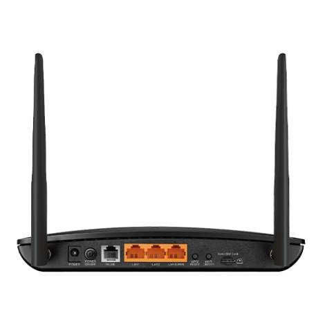 Router wireless cu functie telefonie TP-LINK TL-MR6500v N300 4G LTE 10/100 Mbps TL-MR6500v - imagine 3