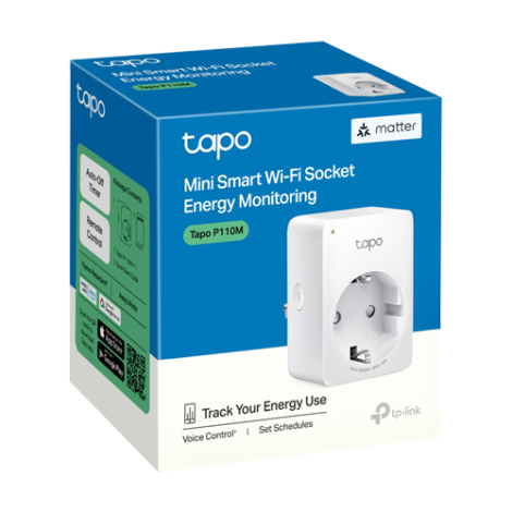 Priza smart Wi-Fi, Monitorizare consum energie - TP-Link Tapo TapoP110M - imagine 3