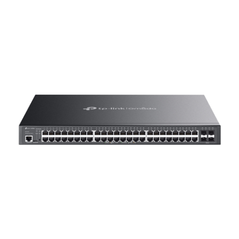 Switch 48 porturi PoE RJ45 Gigabit, 4 x SFP Gigabit, L2 Management, 1U - TP-Link Omada SG3452P