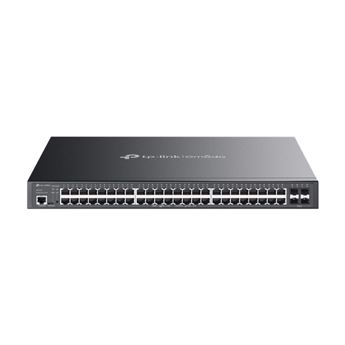 Switch 48 porturi PoE RJ45 Gigabit, 4 x SFP Gigabit, L2 Management, 1U - TP-Link Omada SG3452P