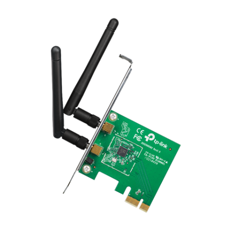 Placa de retea Wi-Fi 4, 2.4 Ghz, 300Mbps, 2dBi, PCI Express - TP-LINK TL-WN881ND