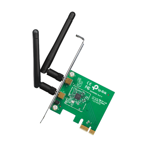 Placa de retea Wi-Fi 4, 2.4 Ghz, 300Mbps, 2dBi, PCI Express - TP-LINK TL-WN881ND