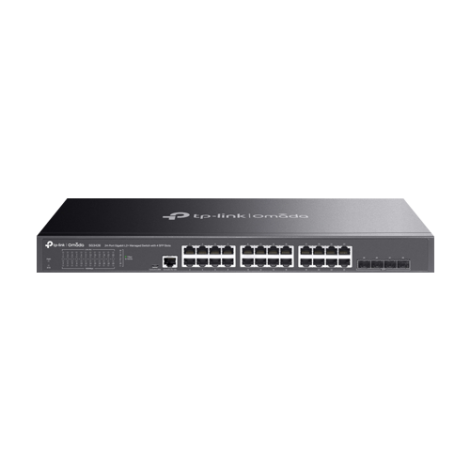 Switch 24 porturi RJ45 Gigabit, 4 x SFP Gigabit, L2 Management, 1U - TP-Link Omada SG3428