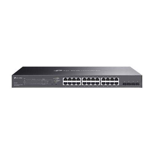 Switch 24 porturi PoE RJ45 1G, 4 x SFP 1G, L2 Management, 1U - TP-Link Omada SG2428P