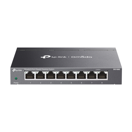 Switch 8 porturi RJ45 Gigabit, Unmanaged - TP-Link Omada DS108G